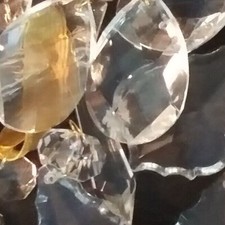 Vintage Lots Of Glass Crystal