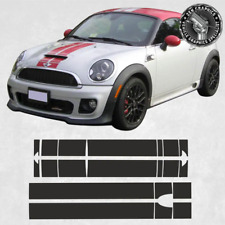 over the top Stripes for Mini R58 Cooper S Coupe Stickers Decals Graphics Foils