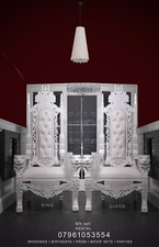 Lion king queen white throne - king,