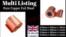 0.01mm - 0.5mm Pure Copper