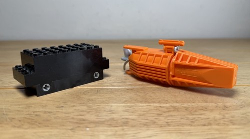 Lego orange electric boat - orange,