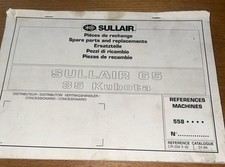 Sullair 65 portable compressor Parts manual * We Print 4 U * -1994