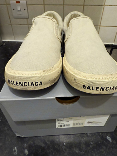 Balenciaga canvas slip low - canvas,