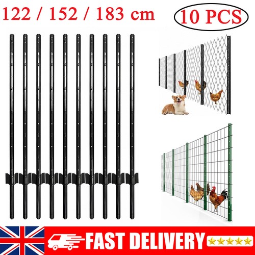 Pcs metal fence posts - pcs,