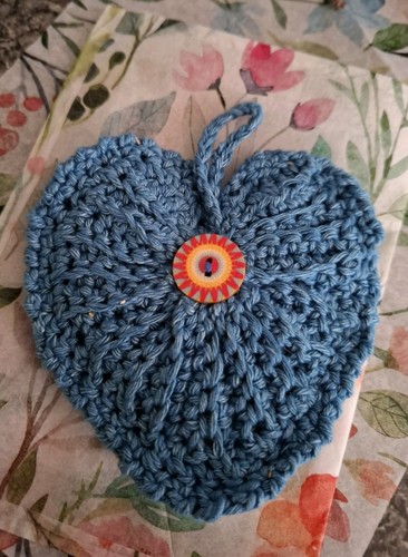 Denim blue handmade - new, pretty
