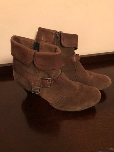 Footglove brown suede and - brown,