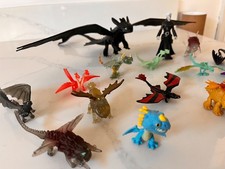 How To Train Your Dragon Bundle Playset 4 Dragons action figure toys collection