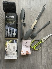 Baiying Kitchen Silicone Tongs