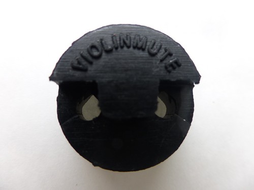 Violin mute black rubber - violin, black,