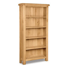Oakvale Large Bookcase / Solid Wood Living Room Tall Shelving Unit / Bookshelf