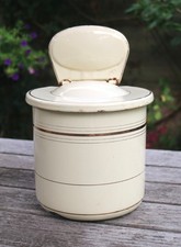 Vintage French Enamel Lidded