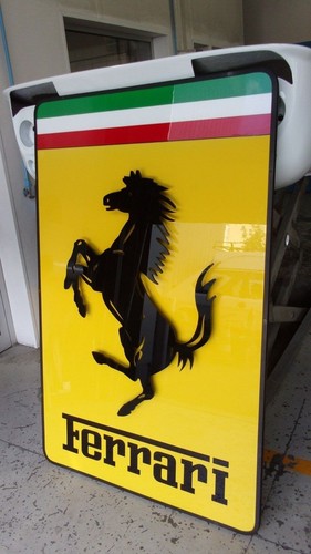 Ferrari style wall sign - style,