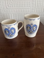 Vintage Wedgwood & Co 1937 Coronation Beaker & Mug