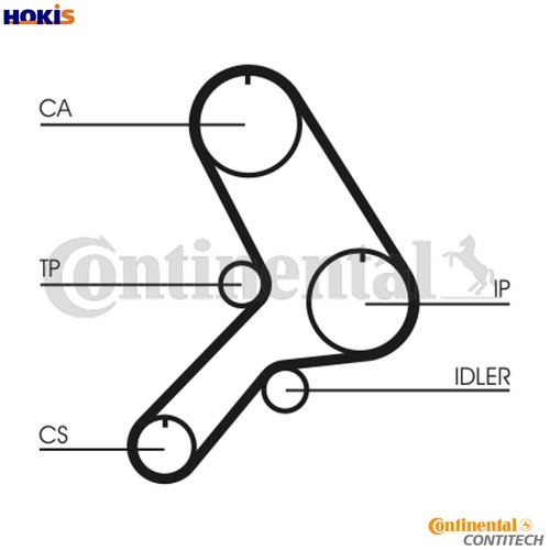 Timing belt ct613 - timing, fiat