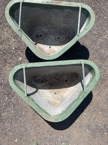Two vintage horse corner - corner, feed