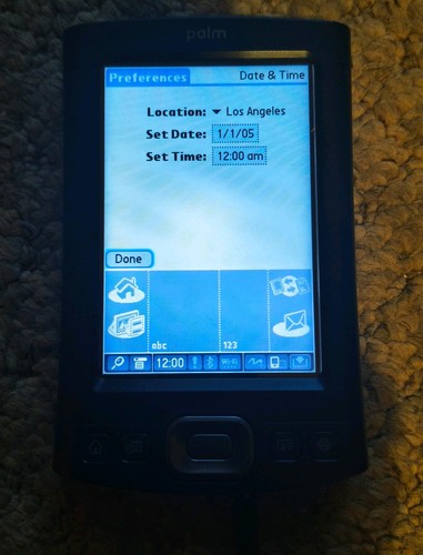 Palm pda works on power - pda, *works