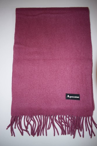 Aquascutum wool scarf plain - aquascutum,