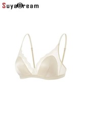 Silk Bra Triangle Cup Wire
