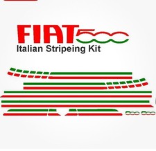 FIAT 500 ITALIAN CAR STRIPES