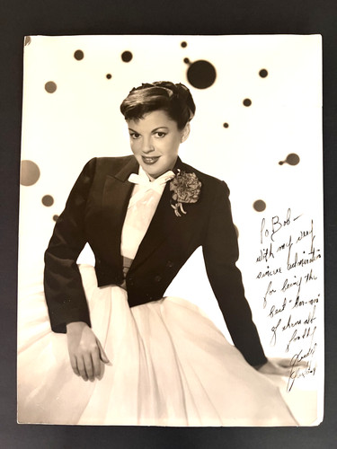 Judy garland autographed - judy,