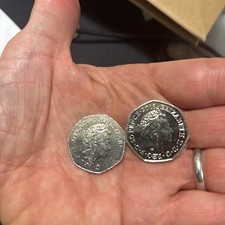 Rare Mint Error 50p Fifty