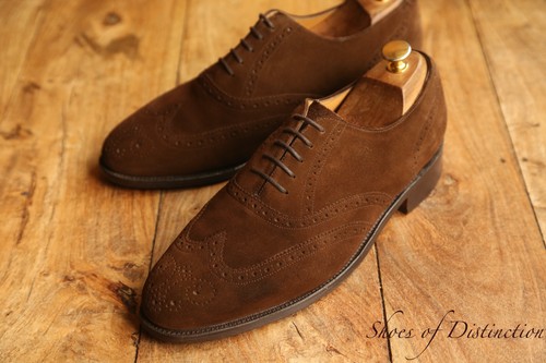 Barker brown suede oxford - barker,