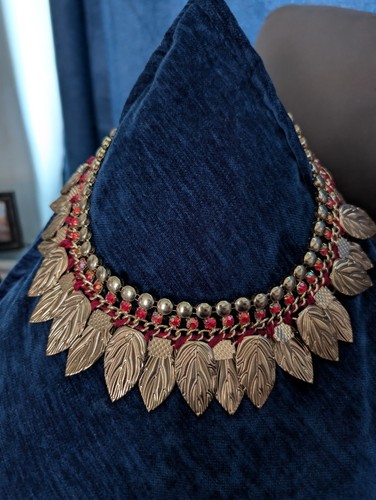Boho cleopatra style necklace - boho,