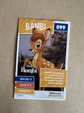 Bambi Heroes On A Mission Trading Cards # 099. New