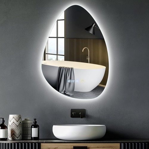 Illuminated bathroom mirror - illuminated,