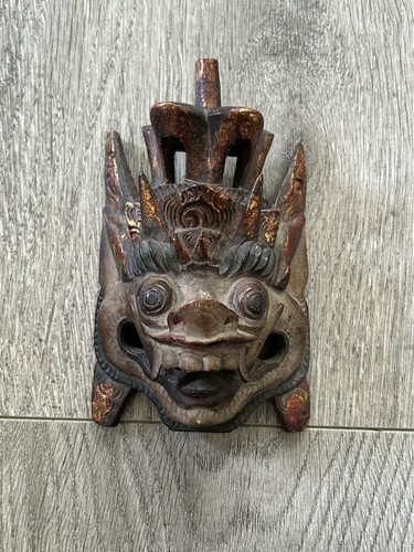 Vintage balinese barong mask - vintage,