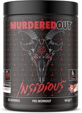 Murdered Out Insidious 463g Pre Workout Energy Drink Focus Pump Power NEW