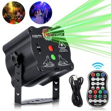 60 Pattern RGB Laser Projector Party Decoration Disco Stage Light Christmas Gift