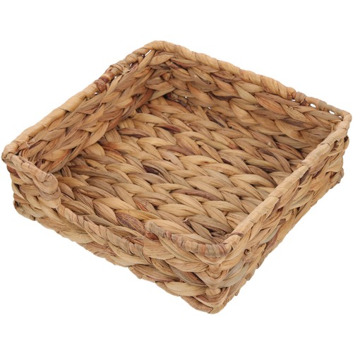 Natural woven box farmhouse - woven,