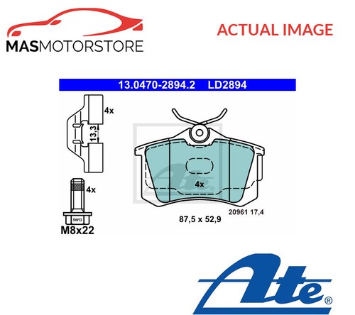 Brake pads set - set, pad