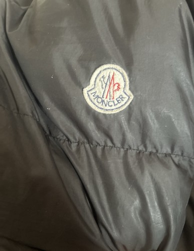 Black moncler coat size m - black,