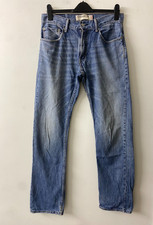 Levi's 505 Straight Fit Jeans Blue Denim size W31 L34