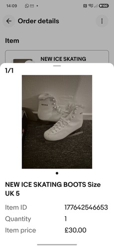 Nevica ice skating - boots, in