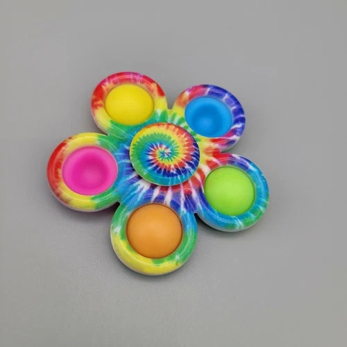 Tie dye fidget spinner - fidget,