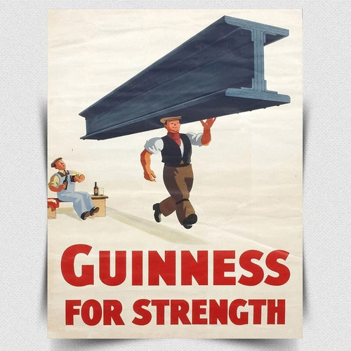 Guinness for strength vintage - guinness,