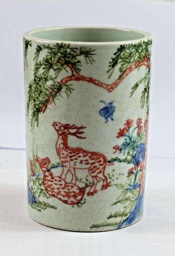 Vintage chinese porcelain pen - vintage,