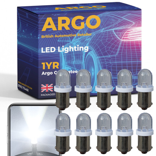 10x 233 ba9s led - 233, side