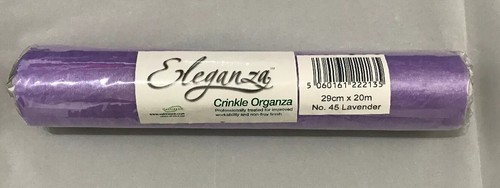 Lavender organza metres - lavender,