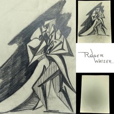 Original Art Deco Abstract
