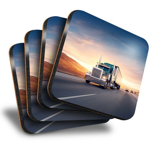 Set square coasters - set,