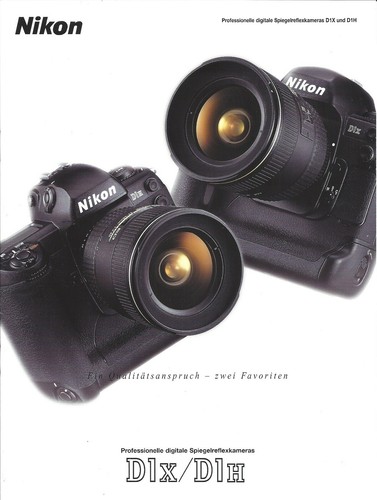 Nikon d1x d1h - d1x, catalogue