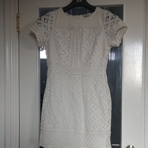 Oasis white lace line dress - lace,