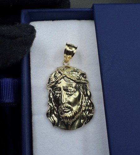 Genuine 10k jesus head piece - genuine,