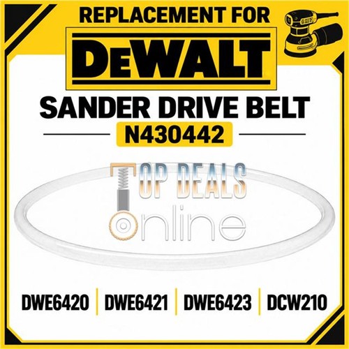 Replacement sander drive belt - replacement,