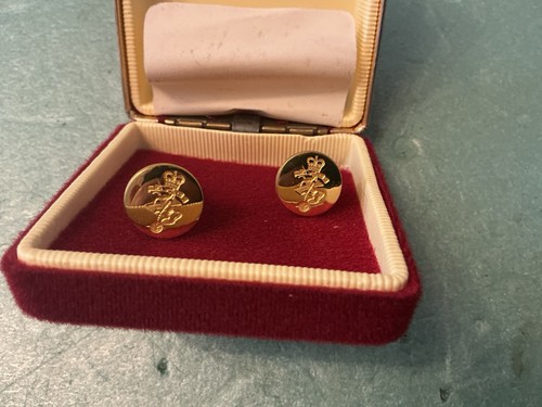 Vintage reme cufflinks gilt - reme,