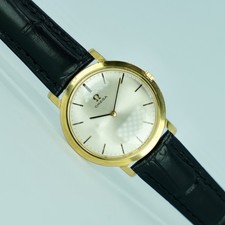 Vintage Omega Ultra Thin Disco Volante Men's Wrist Watch Manual Wind Mechanical